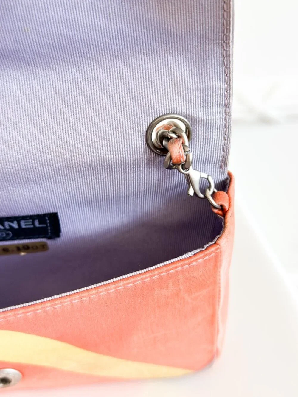 Chanel Mini Shoulder Bag Multicolored Satin Bag - Picture 13 of 16